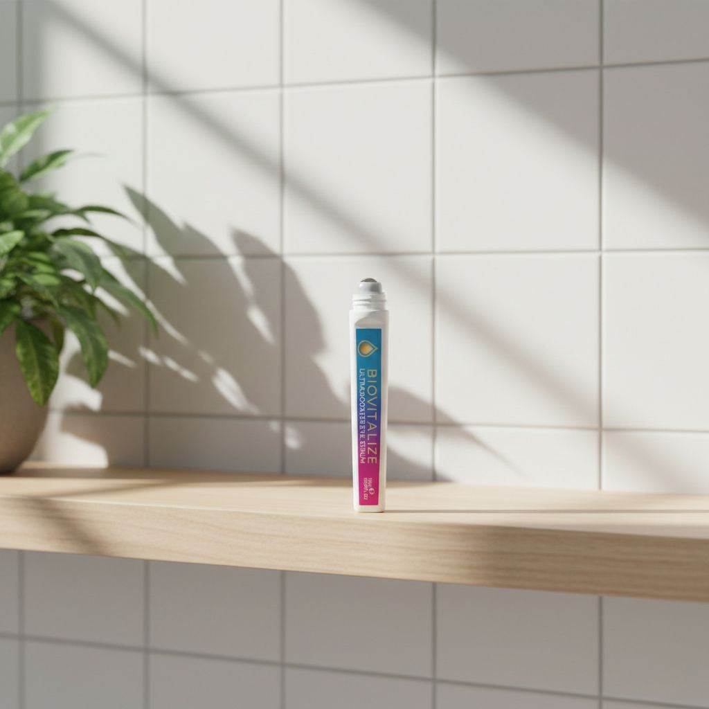 Ser Concentrat Roll-On Ultra Booster pentru Conturul Ochilor cu Mucina de Melc Organic si Acid Hialuronic, Antirid, Lifting Imediat, Hidratare Intensa si Luminozitate, 10 ml