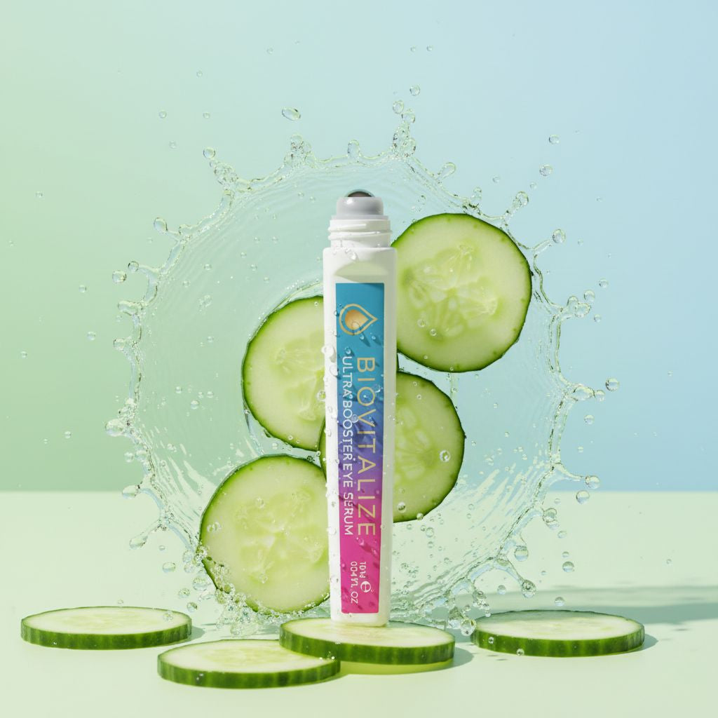 Ser Concentrat Roll-On Ultra Booster pentru Conturul Ochilor cu Mucina de Melc Organic si Acid Hialuronic, Antirid, Lifting Imediat, Hidratare Intensa si Luminozitate, 10 ml