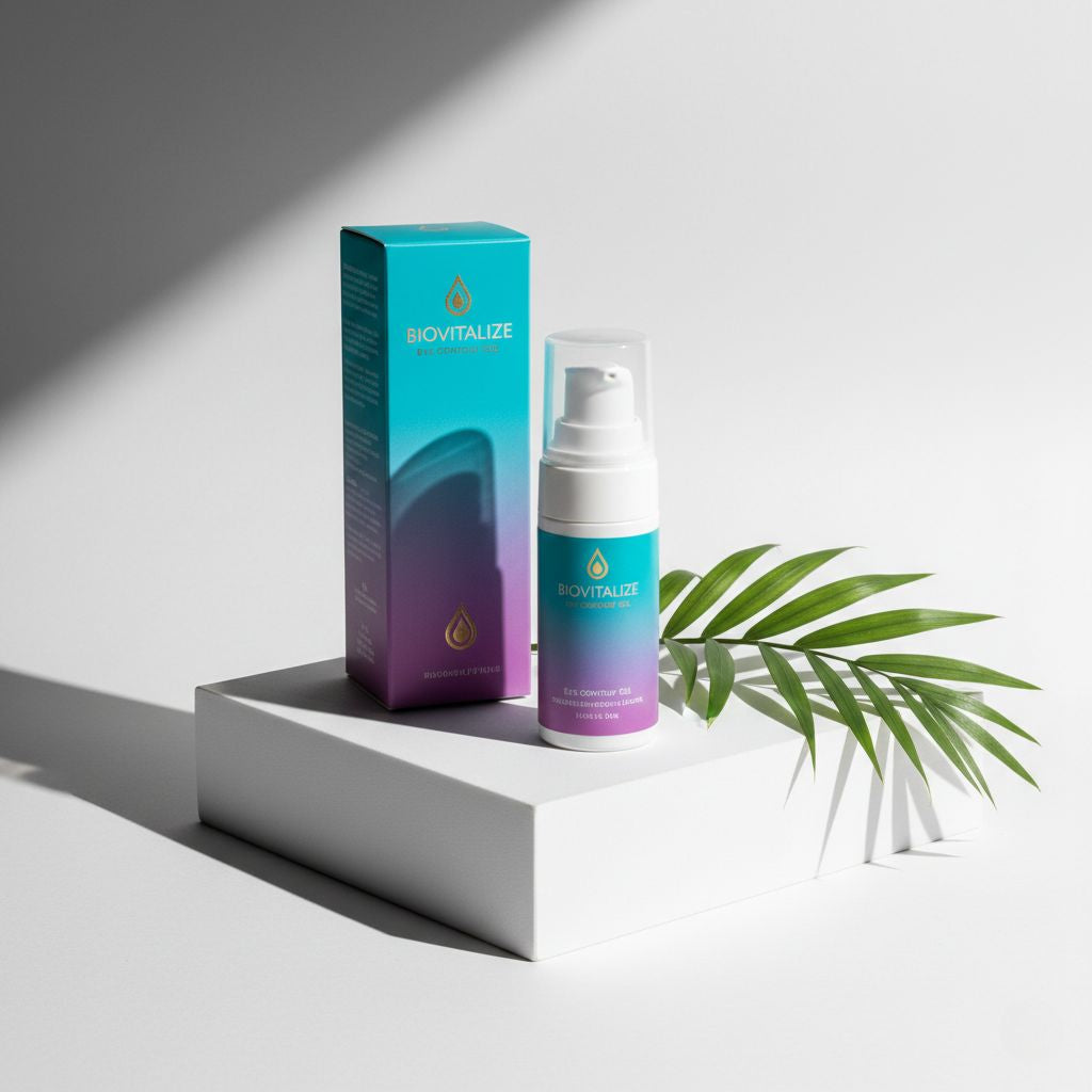 Gel contur ochi Biovitalize, 30 ml, cu castan indian si cafeina, anti-cearcane, hidratare