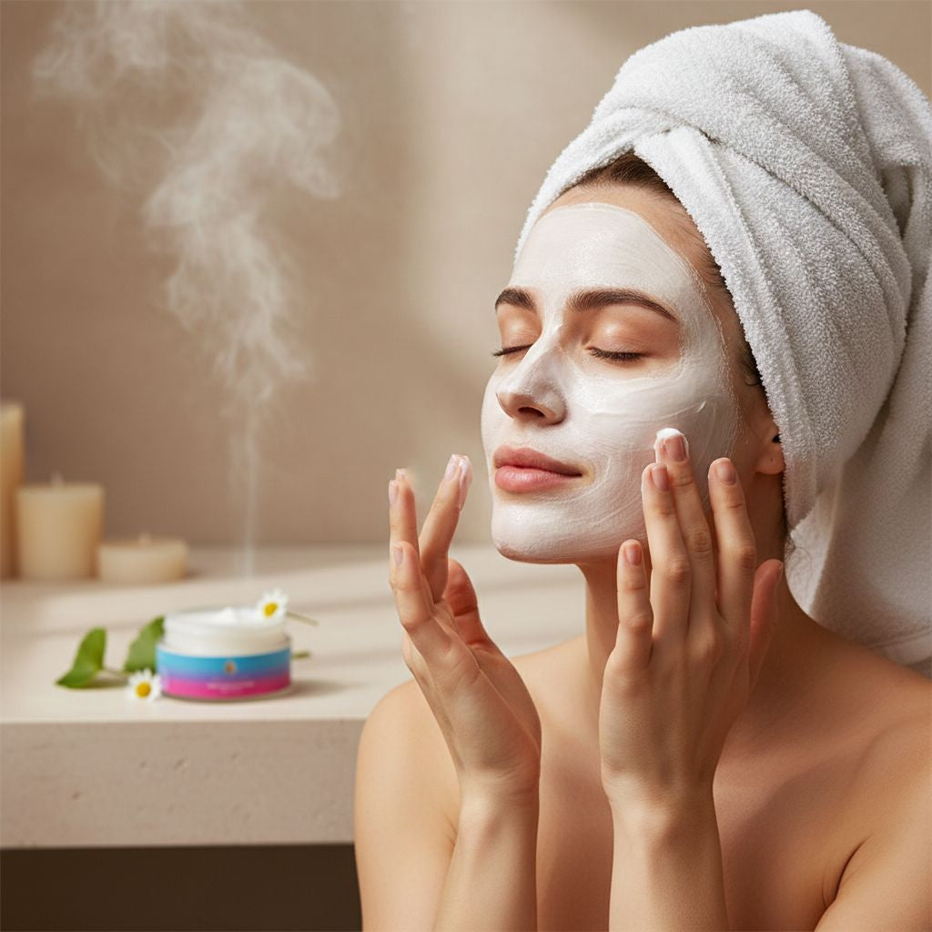 Masca facială reparatoare Biovitalize, 100 ml, cu mucină de melc organic, castan salbatic