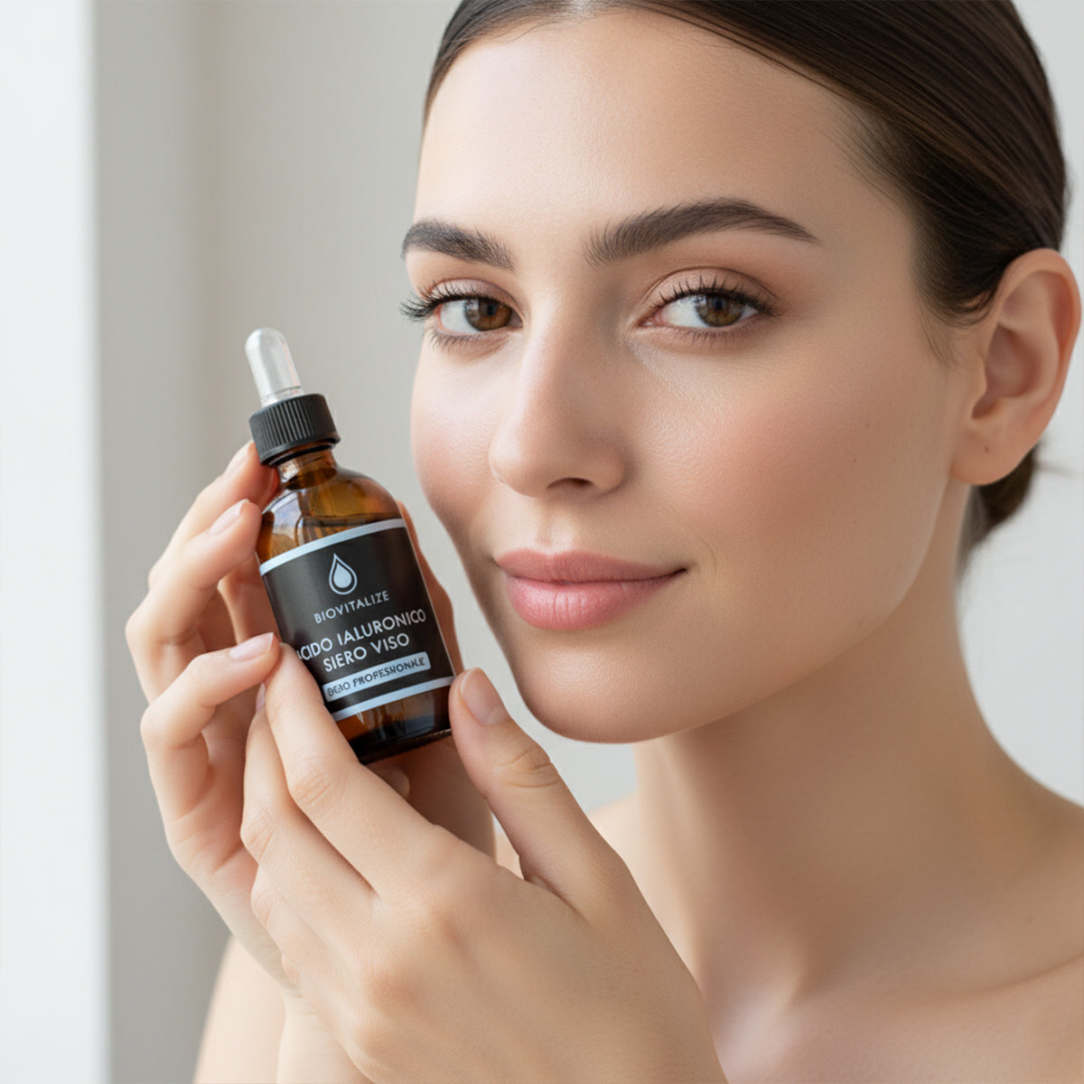 Ser Profesional cu Acid Hialuronic pentru piele sensibila, Anti-Age, formula noua, made in Italy