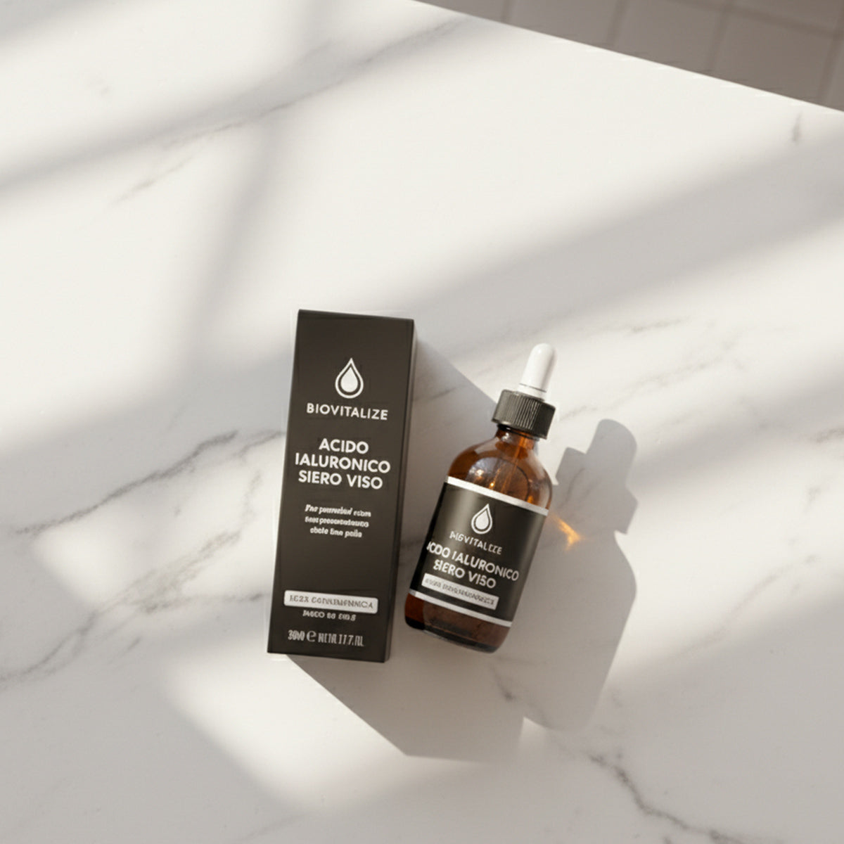 Ser Profesional cu Acid Hialuronic pentru piele sensibila, Anti-Age, formula noua, made in Italy