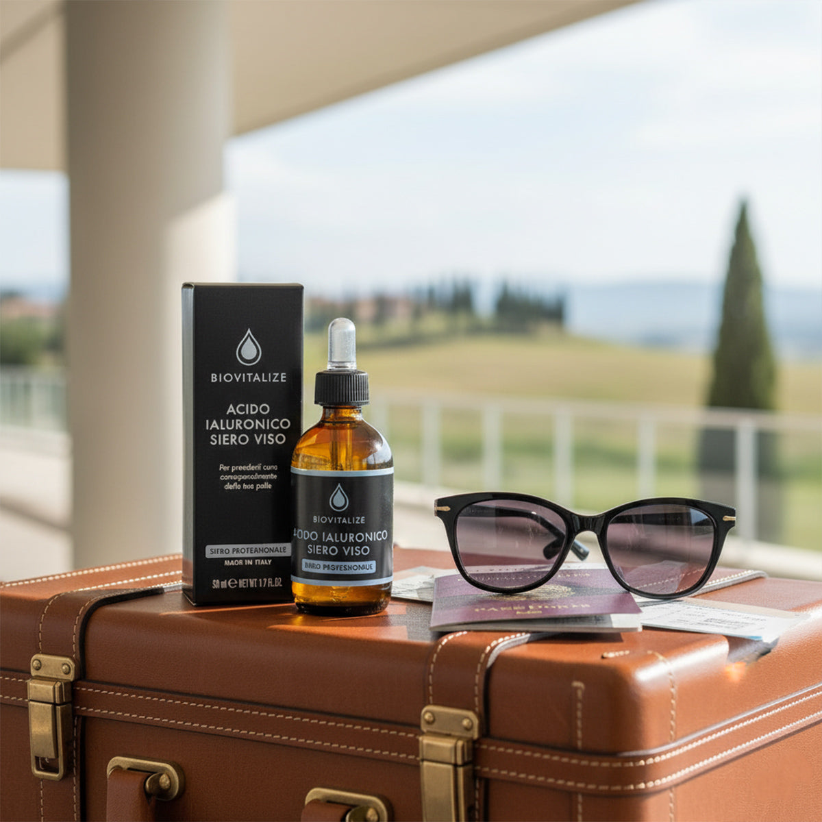 Ser Profesional cu Acid Hialuronic pentru piele sensibila, Anti-Age, formula noua, made in Italy