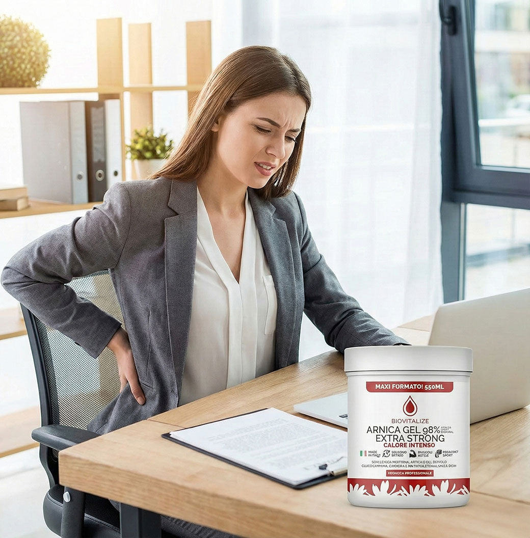 Gel incalzitor cu Arnica, Gheara diavolului, PEA, Glucozamina si Condroitina, Calmare musculara si articulara, pentru dureri de spate, gat sau articulatii, Made in Italy, 550 ml