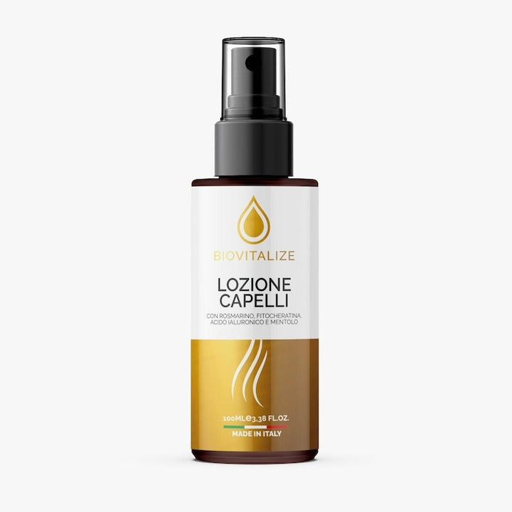 Spray de intarire impotriva caderii parului, cu rozmarin, biotina, cafeina si acid hialuronic, anti cadere a parului, anti matreata si purificator, fara clatire, pentru parbati si femei, 100 ml