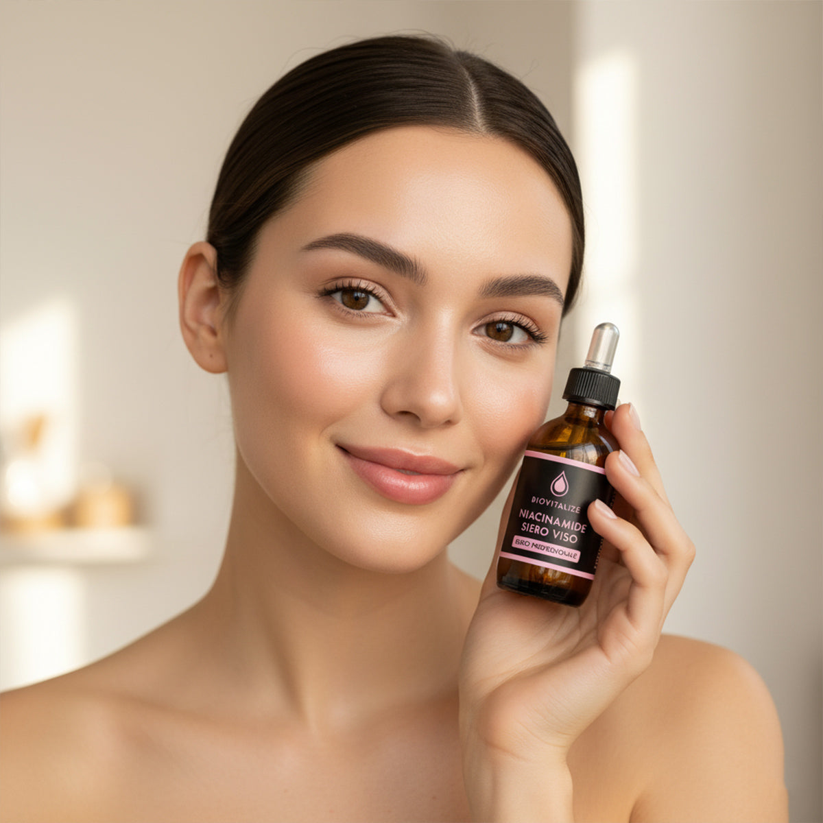 Ser facial BIOVITALIZE cu Niacinamide 10% – Reglează sebumul și uniformizează tenul, 50ml, Made in Italy