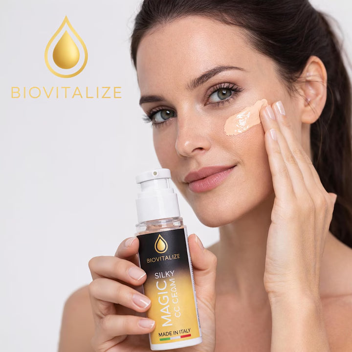 Biovitalize CC Cream for Face, 30 ml, moisturizing, mineral pigments, sweet almond oil, for combination skin