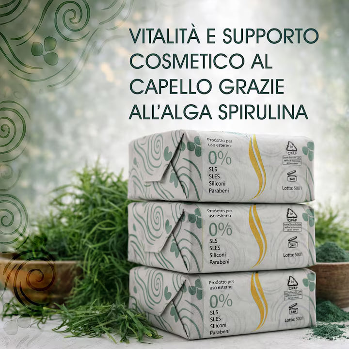 Sampon solid Biovitalize, anti mătreață, cu arbore de ceai și neem, 60 g